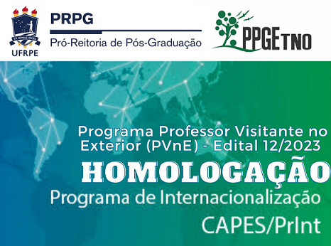 CAPES-PRINT / UFRPE, Edital 12/2023