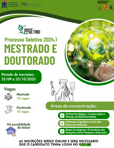 chamada para PROCESSO SELETIVO 2024.1