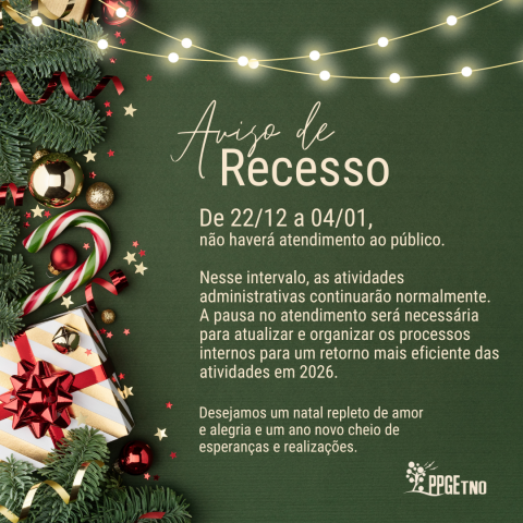 Aviso de Recesso
