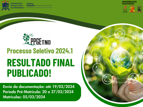 imagem de resultado final Seleção PPGEtno 2024.1